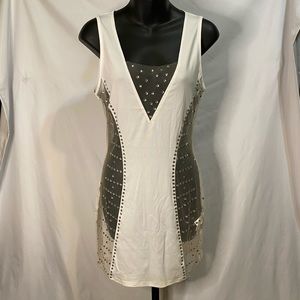 Chic Me Sexy Club Mini Dress. White size small
